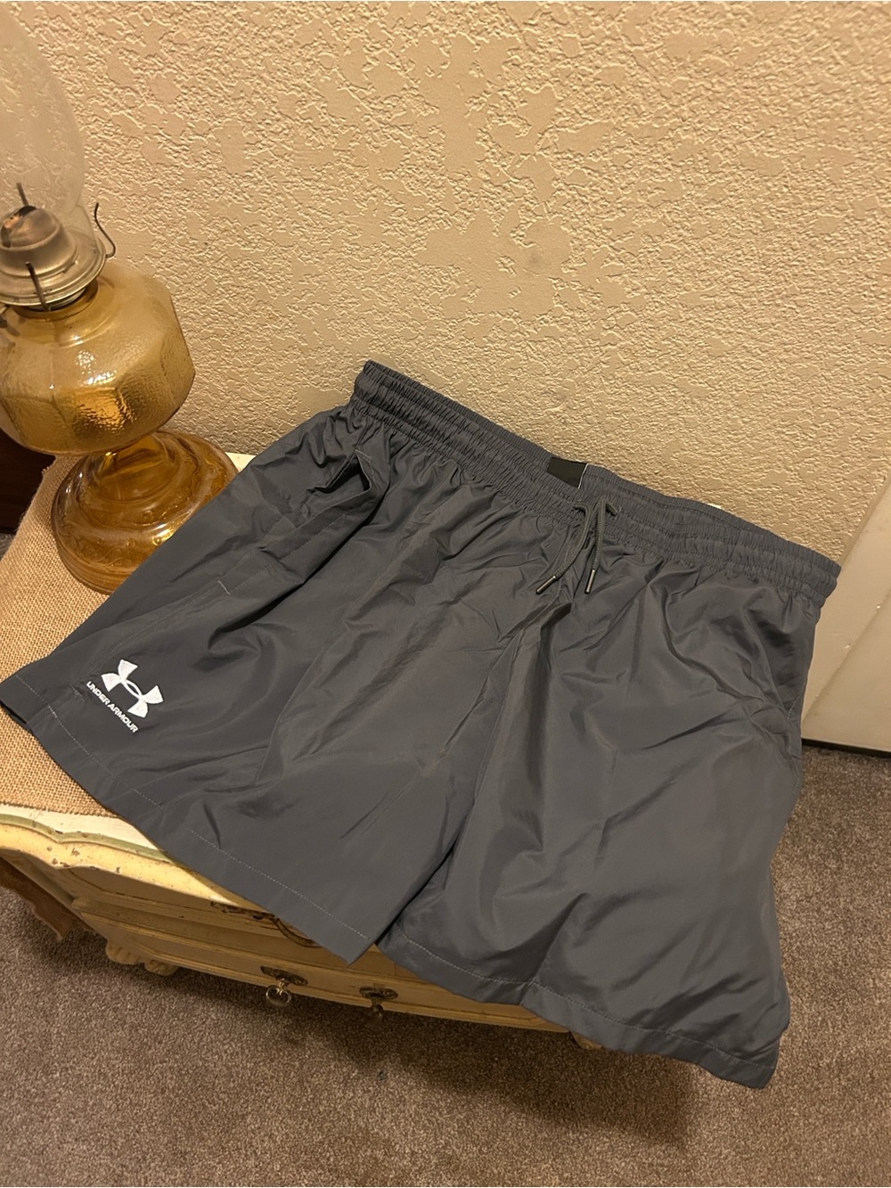 Under Armour Men's Charcoal Gray Athletic Shorts